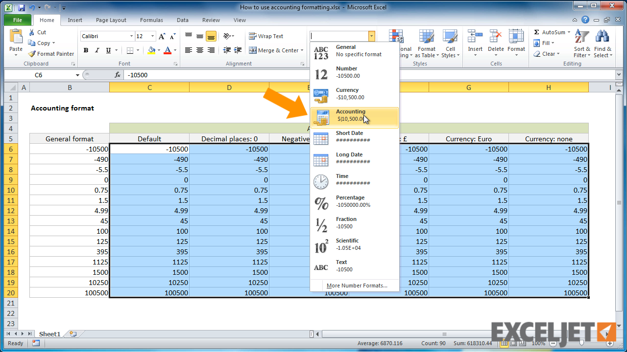 excel-tutorial-how-to-use-accounting-formatting-in-excel